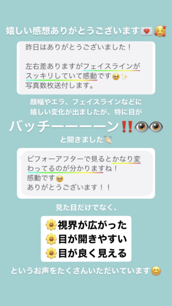 小顔・フェイスライン