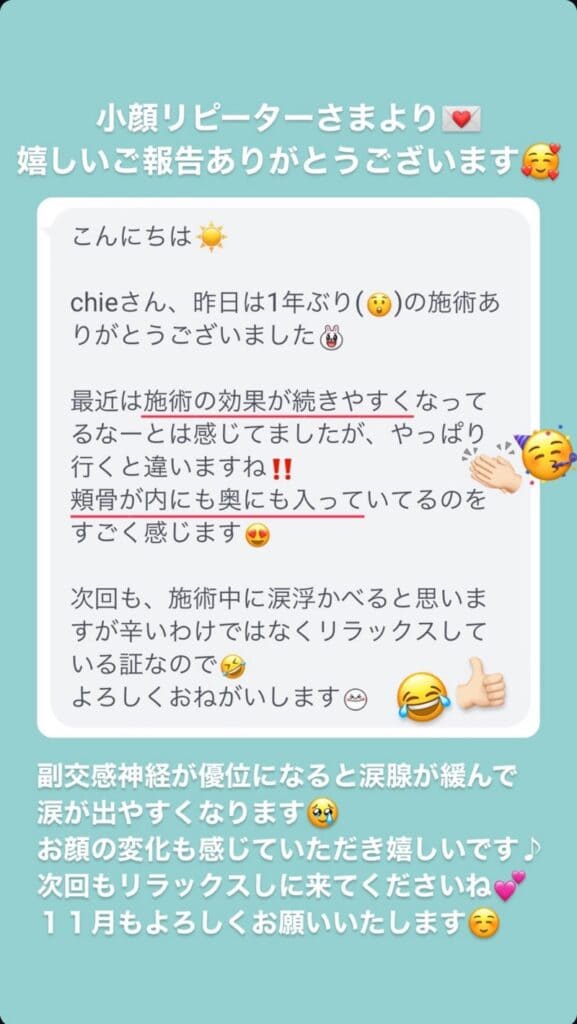 小顔・フェイスライン